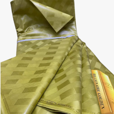 Bazin Riche Super Gold couleur vert
