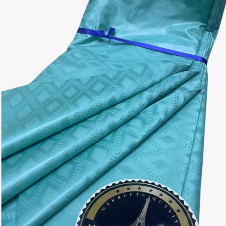 Bazin Riche Super Gold couleur bleu océan