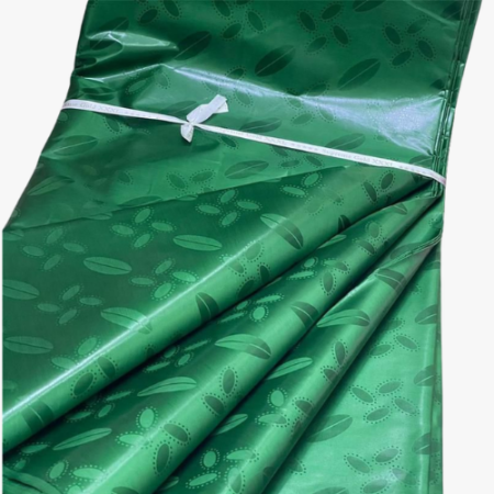 Bazin Riche Super Gold couleur vert foncé