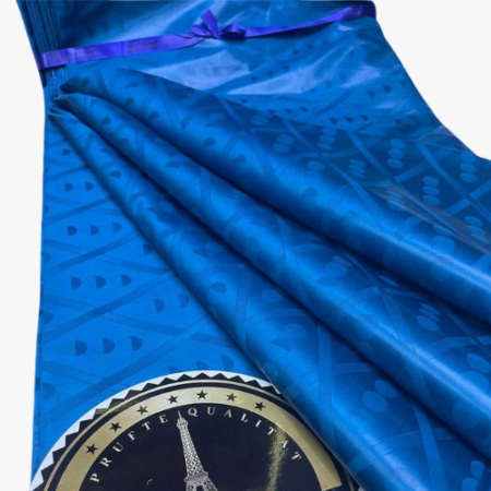 Bazin Riche Super Gold couleur bleu foncé