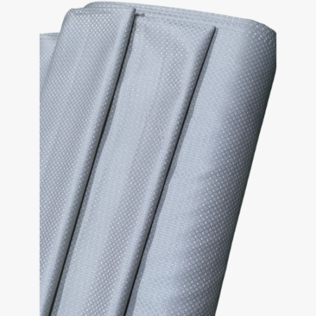 Tissus Italien 100% coton couleur gris clair