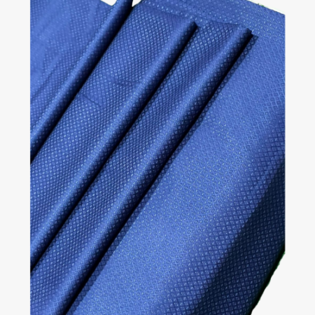 Tissus Italien 100% coton couleur bleu foncé