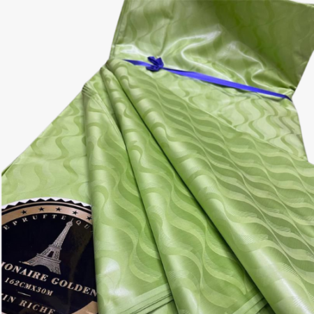 Bazin Riche Super Gold couleur vert