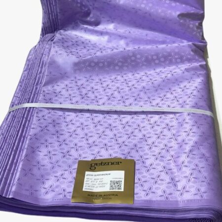 Bazin getzner violet par métre
